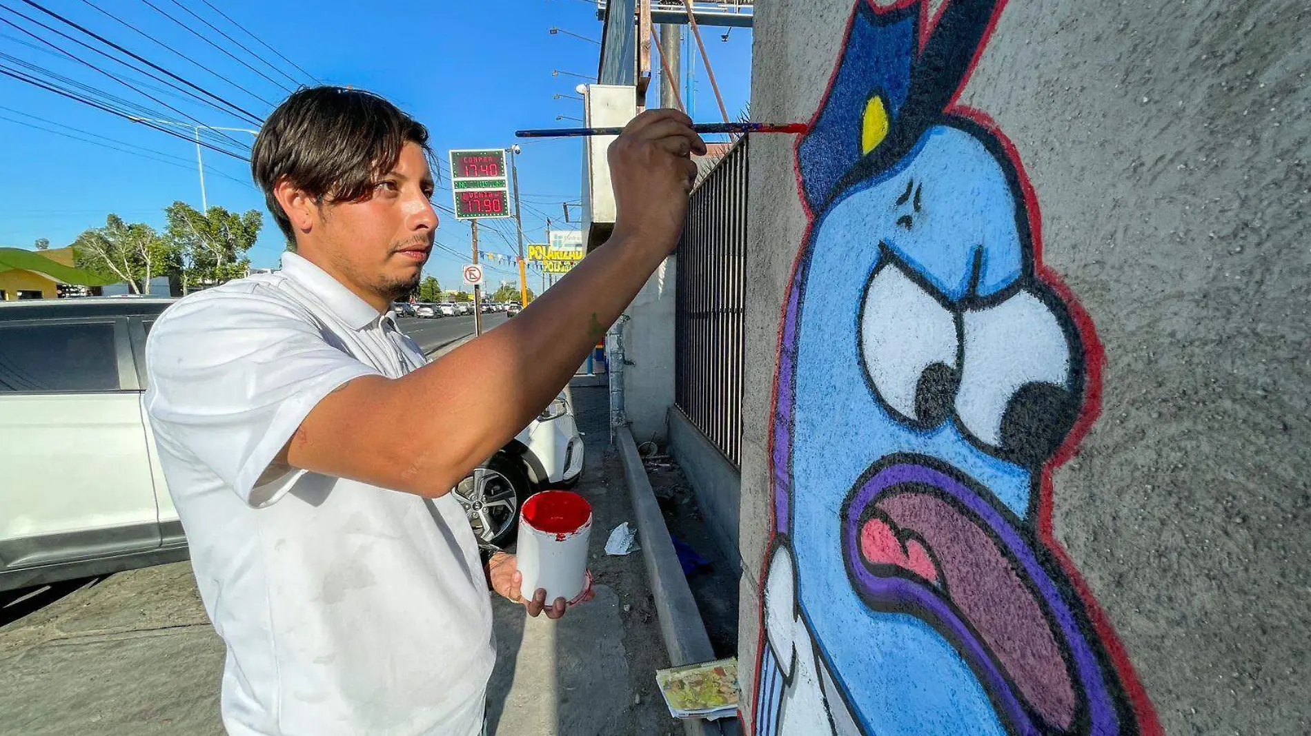 Pintor, muralista y artista visual, Jesús Fino